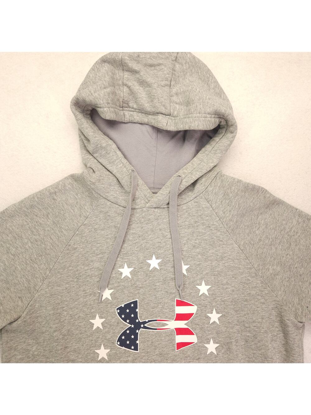 Under Armour Long Sleeve Pullover Hoodie Mens Size Medium M Gray